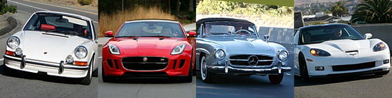 Classics and exotics sharing the road