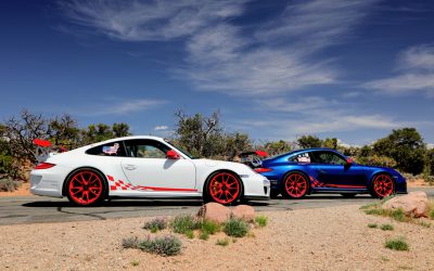 Legendary Twin 997 GT3 RS Porsches Complete Road Trip at California Festival of Speed